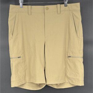 L.L. Bean Men's 10" Cresta Hiking Shorts 34 W Tan Outdoor Camping Fishing